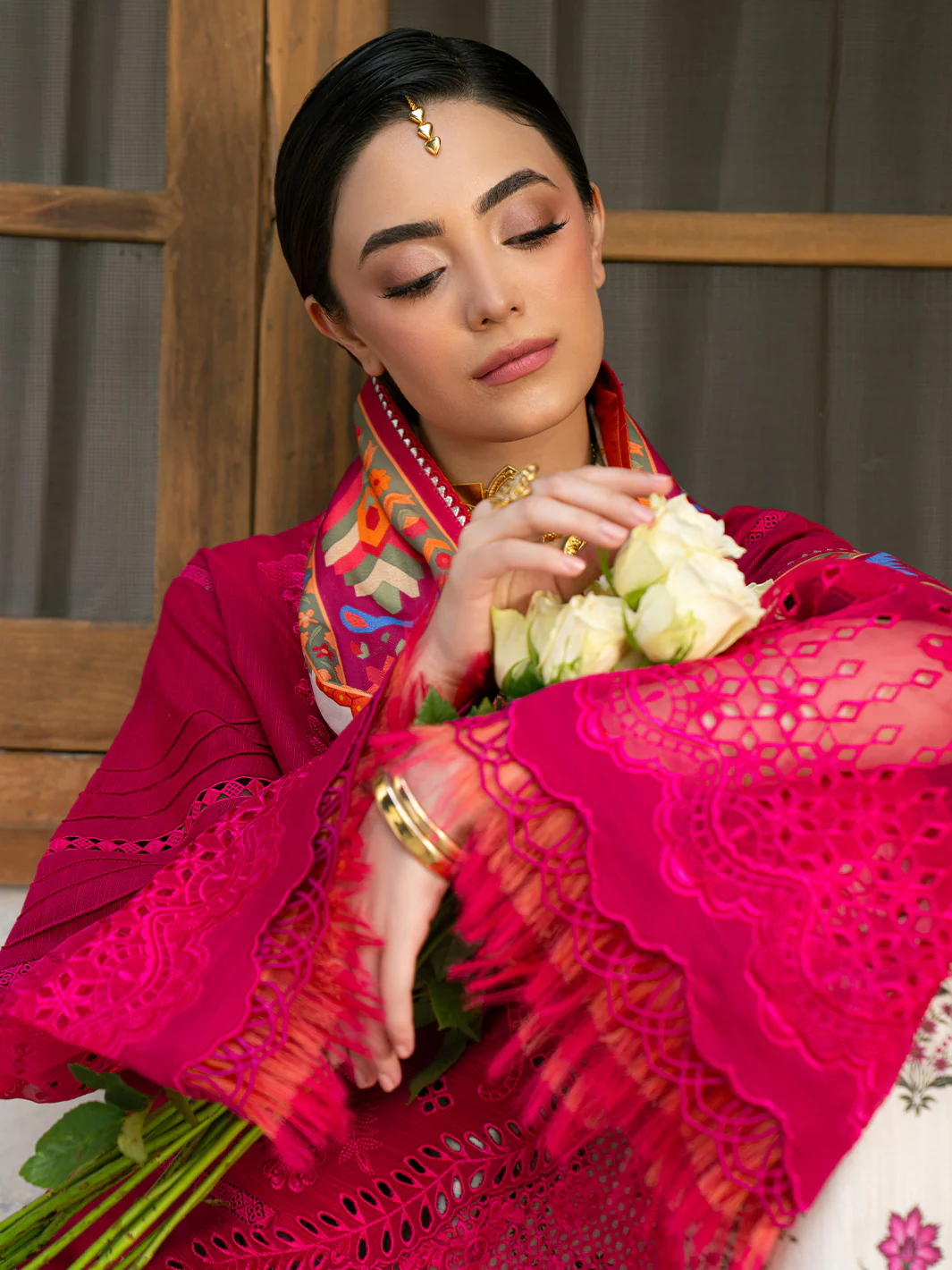 66-B | 3 PC Khaddar - Image 5