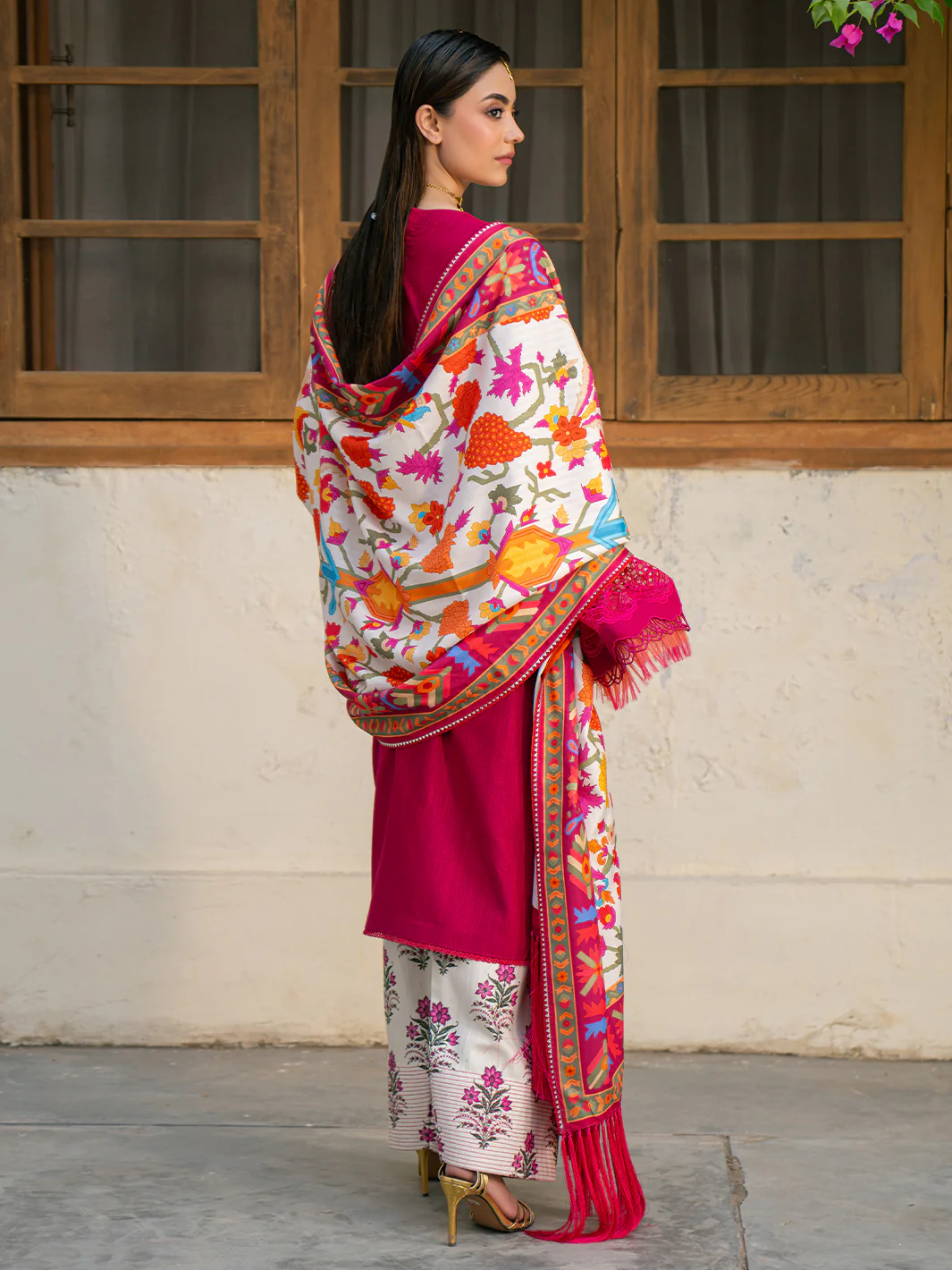 66-B | 3 PC Khaddar - Image 7