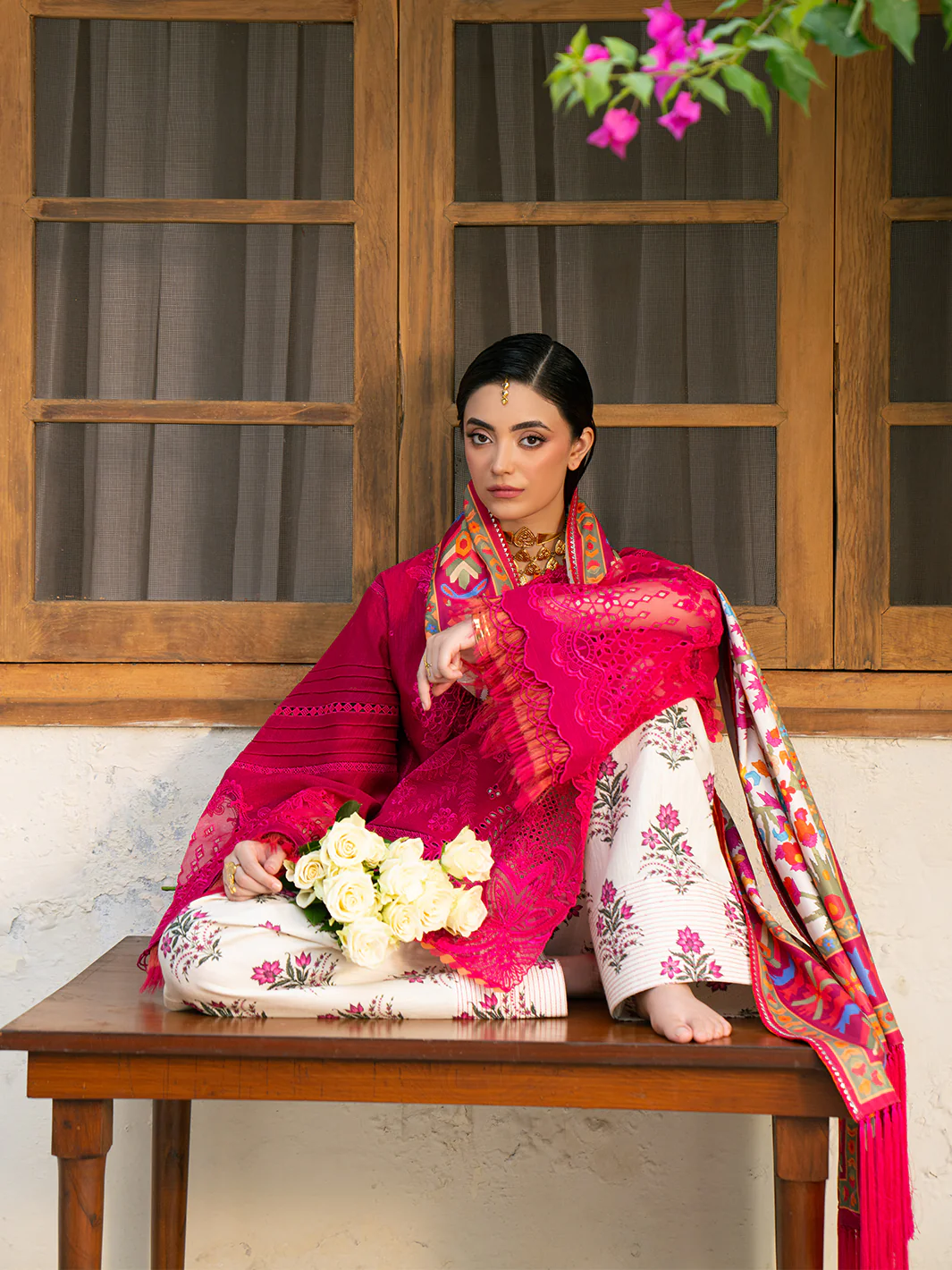 66-B | 3 PC Khaddar - Image 8