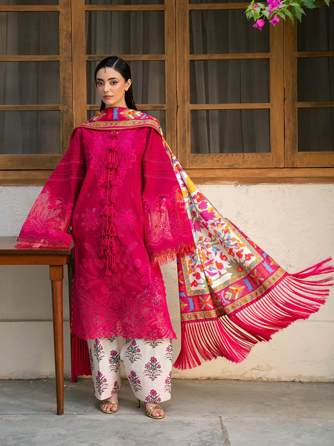 66-B | 3 PC Khaddar - Image 9