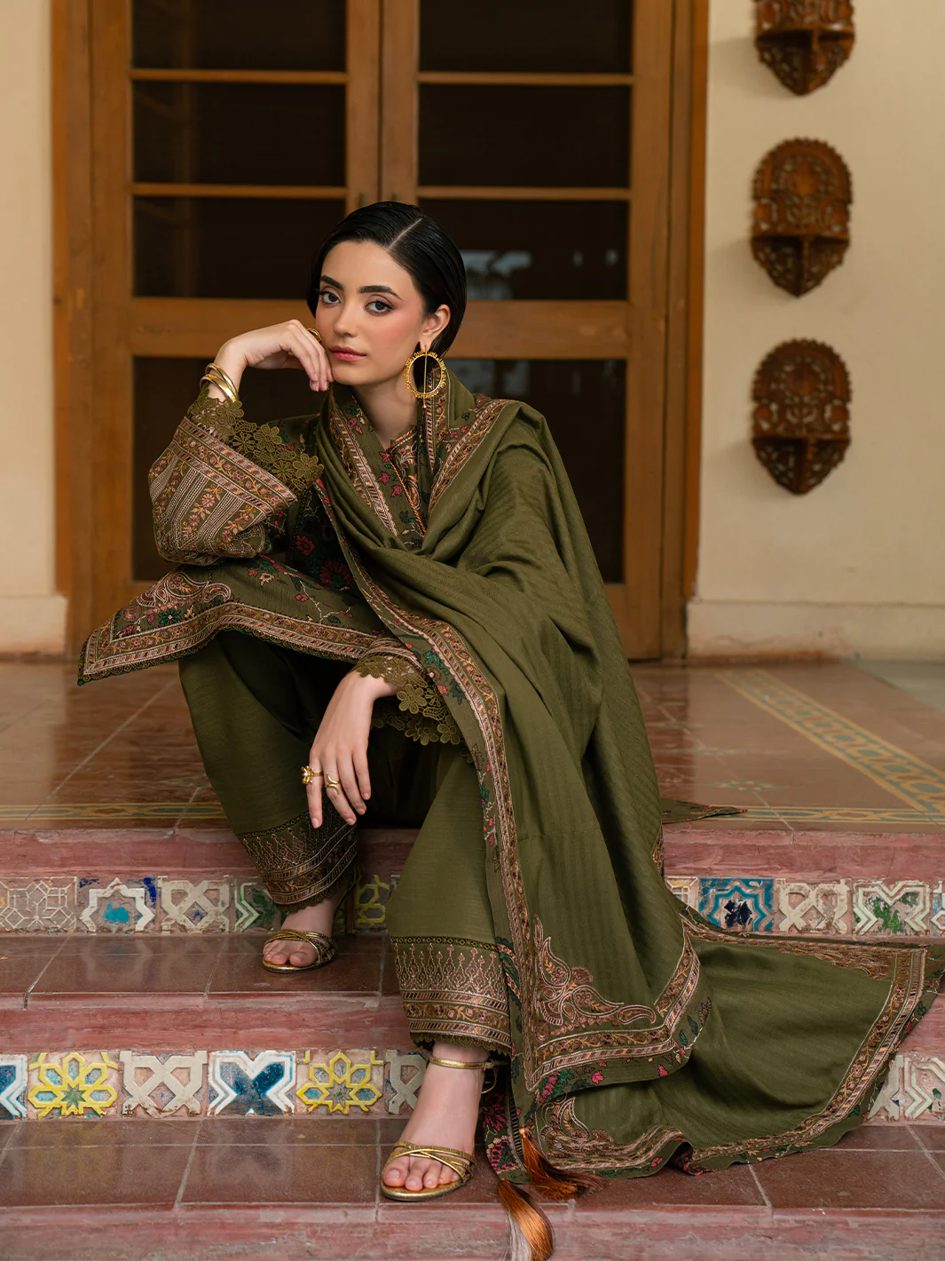 67-B | 3 PC Khaddar - Image 5