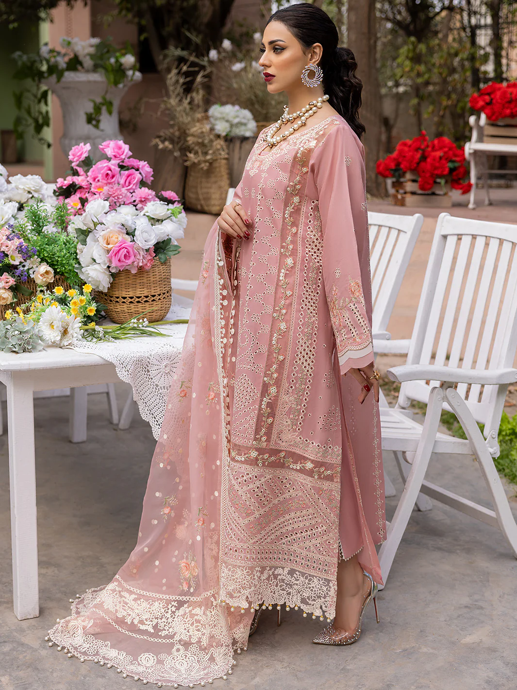 701 - A | 3 Piece Luxury Unstitched - Image 6