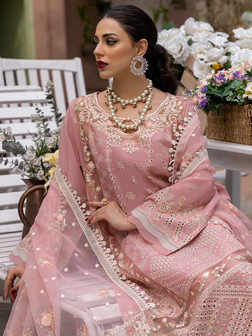 701 - A | 3 Piece Luxury Unstitched - Image 7