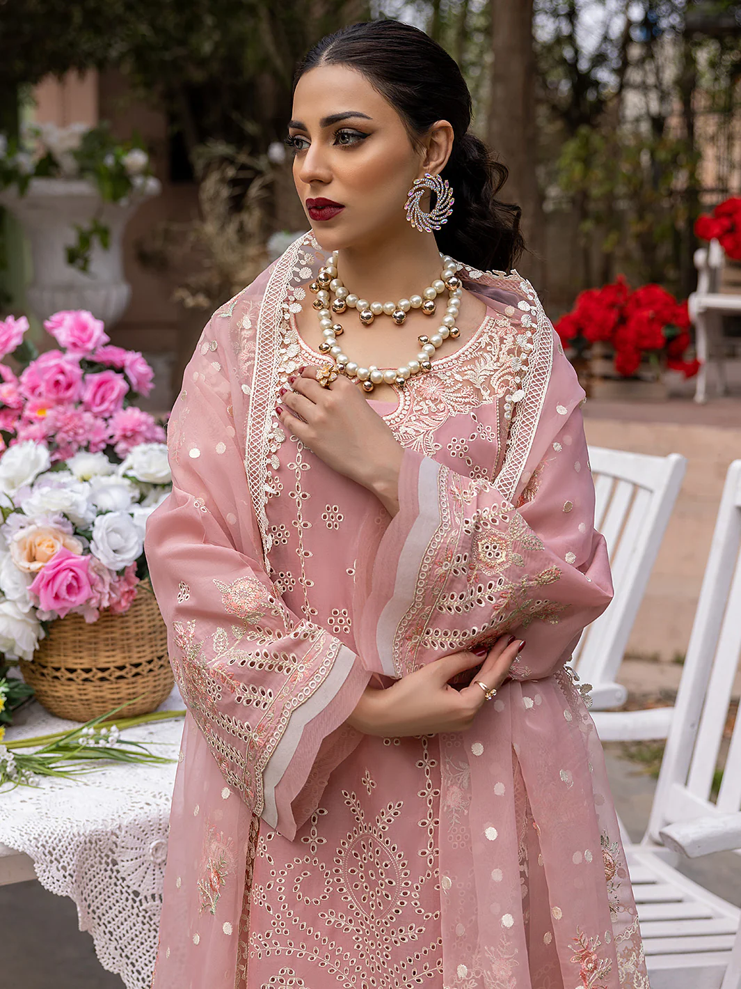 701 - A | 3 Piece Luxury Unstitched - Image 8