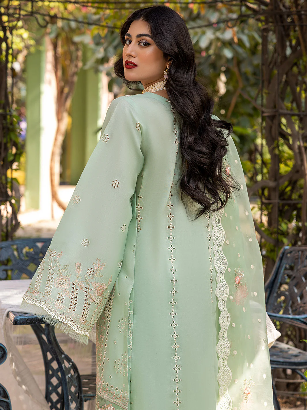701 - B | 3 Piece Luxury Unstitched - Image 5