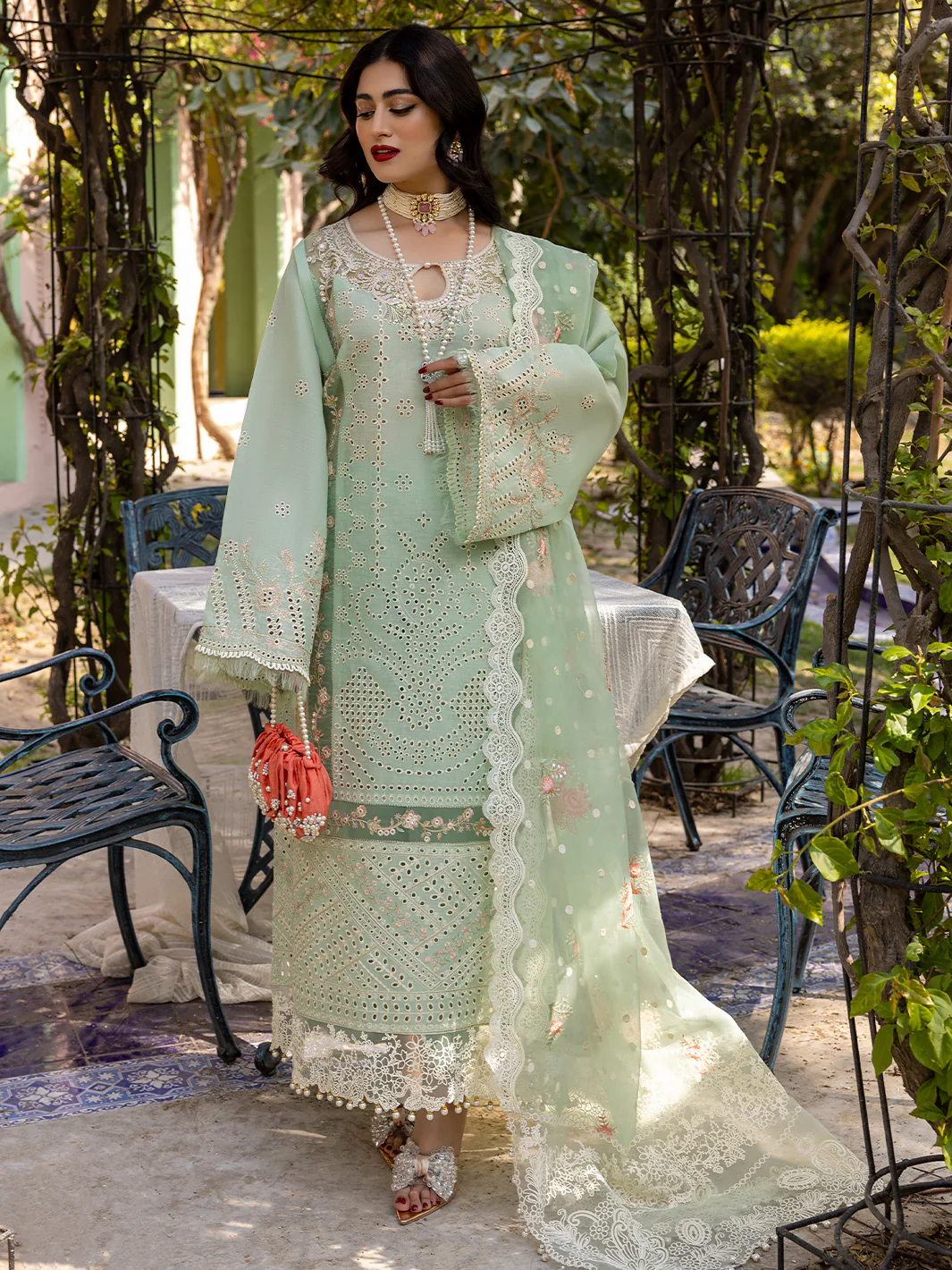 701 - B | 3 Piece Luxury Unstitched - Image 6
