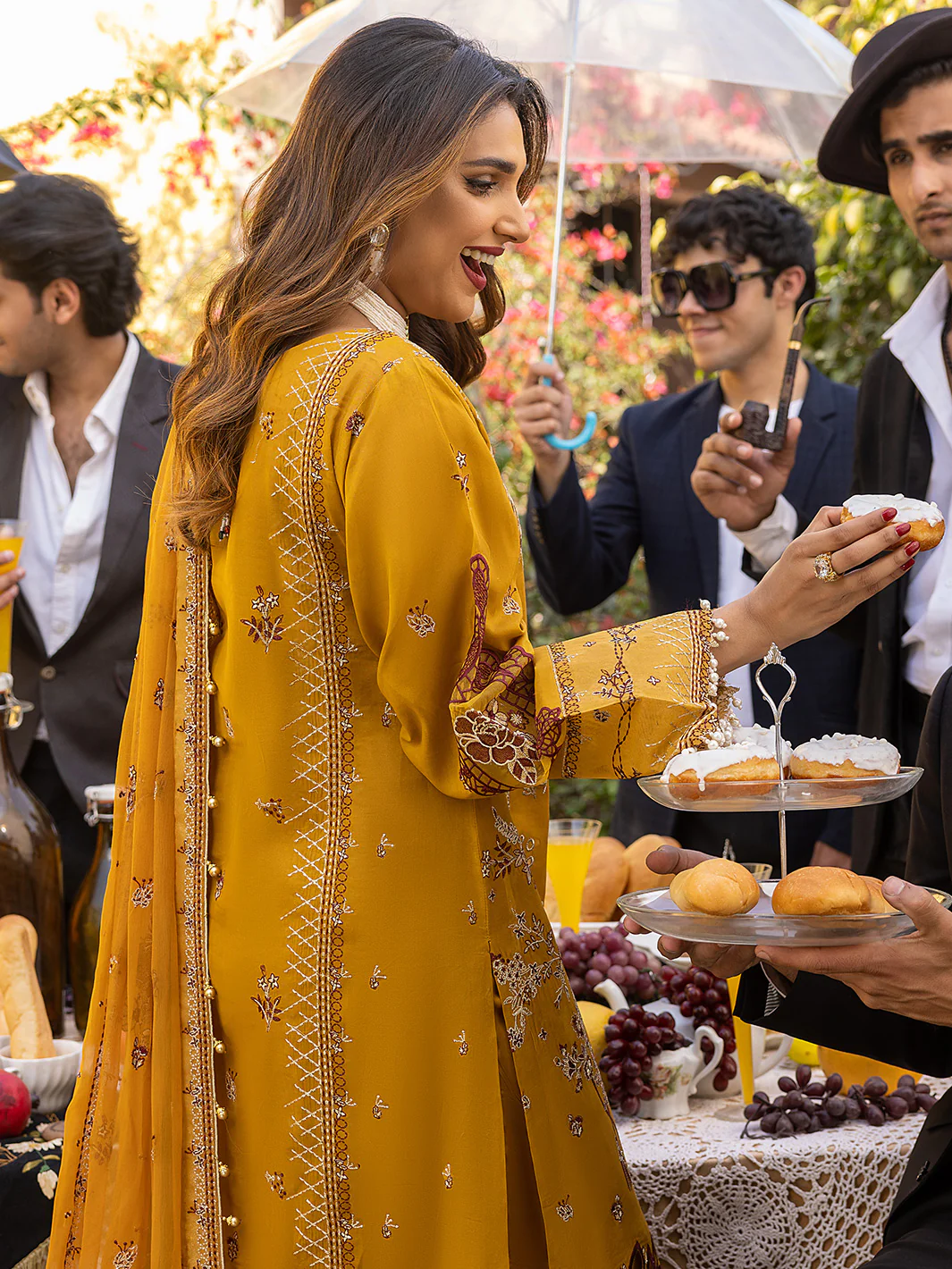702 - B | 3 Piece Luxury Unstitched - Image 4