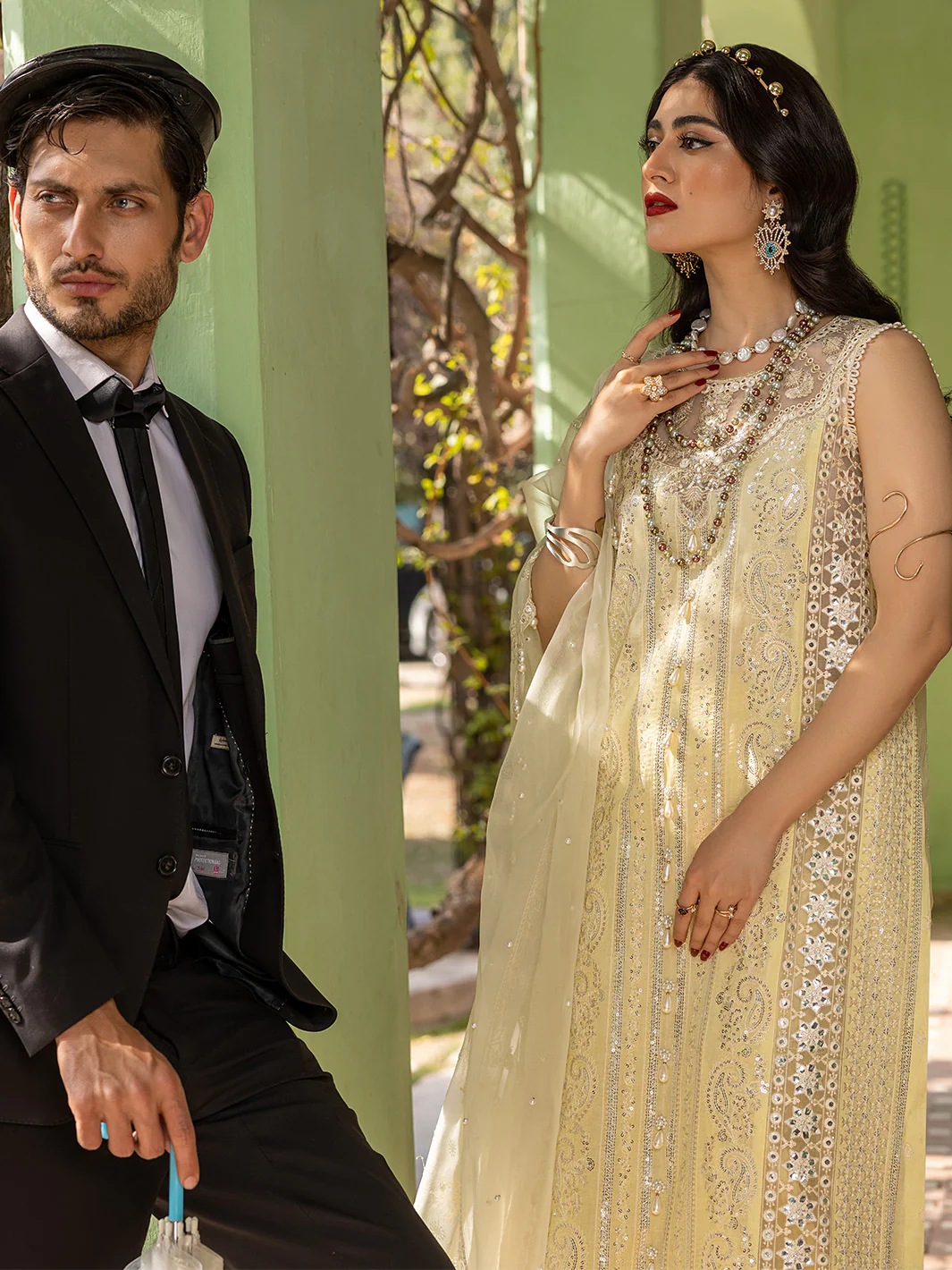 703 - A | 3 Piece Luxury Unstitched - Image 7