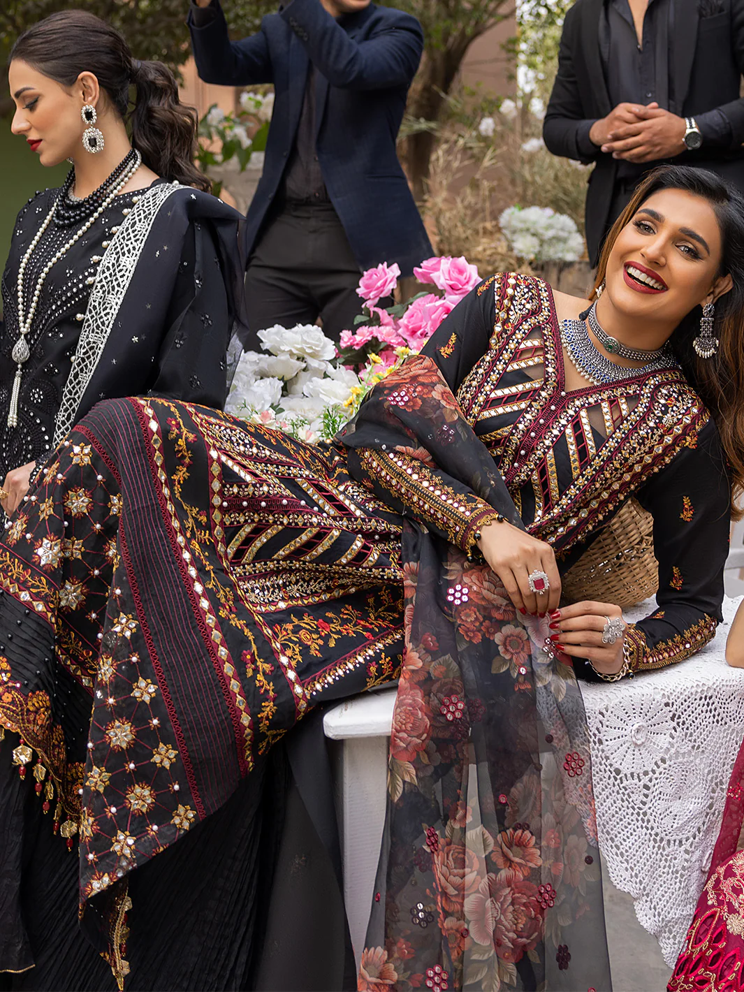 704 - B | 3 Piece Luxury Unstitched - Image 5