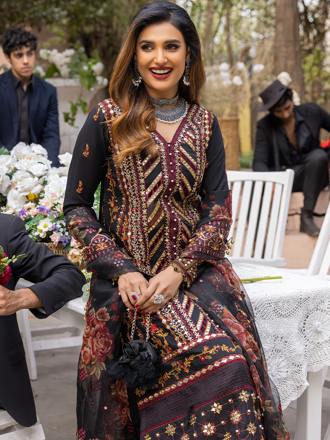 704 - B | 3 Piece Luxury Unstitched - Image 6