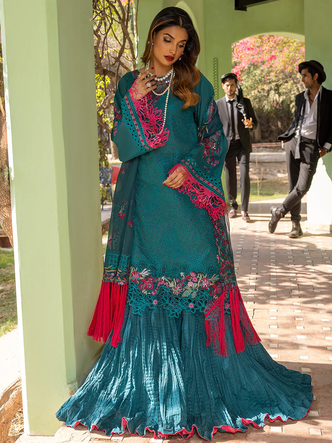 705 - B | 3 Piece Luxury Unstitched - Image 6