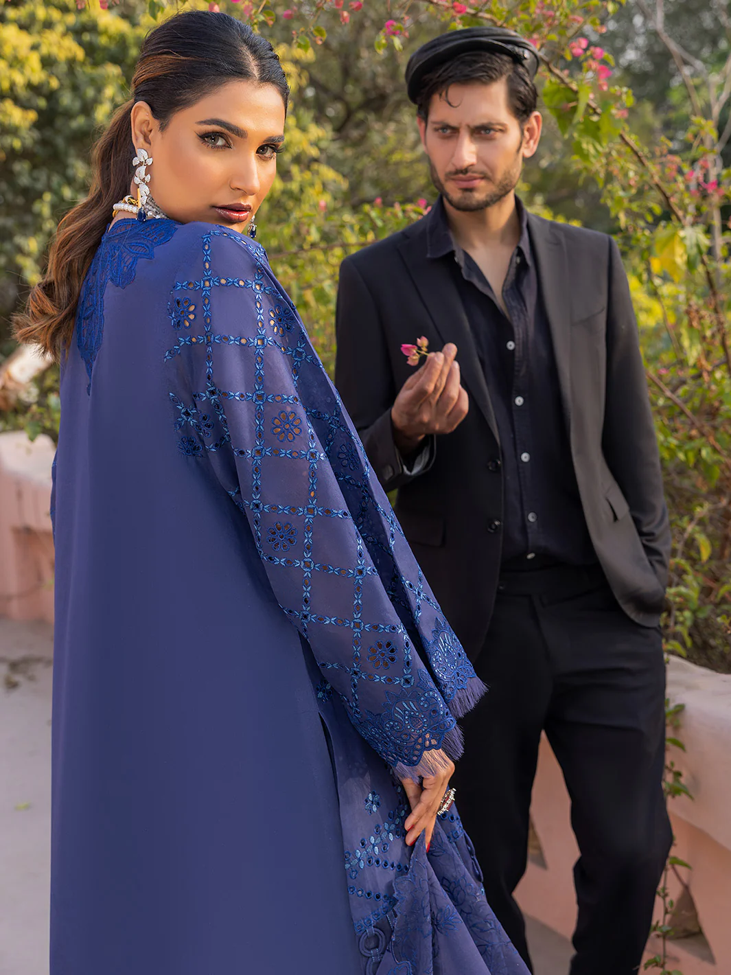 706 - B | 3 Piece Luxury Unstitched - Image 4