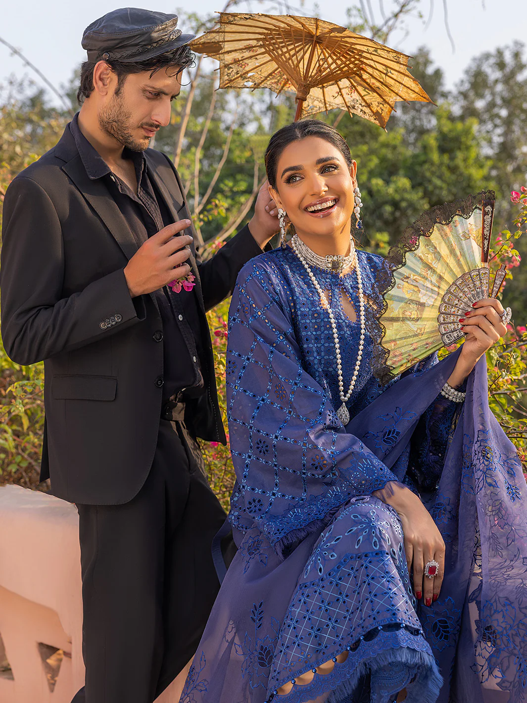 706 - B | 3 Piece Luxury Unstitched - Image 8