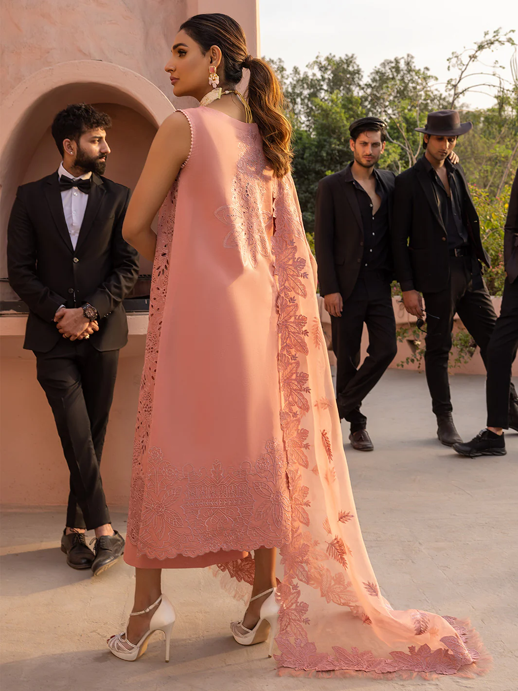 708 - A | 3 Piece Luxury Unstitched - Image 3