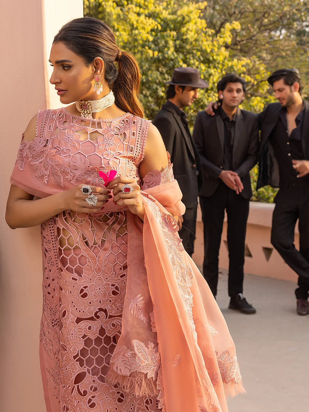 708 - A | 3 Piece Luxury Unstitched - Image 6