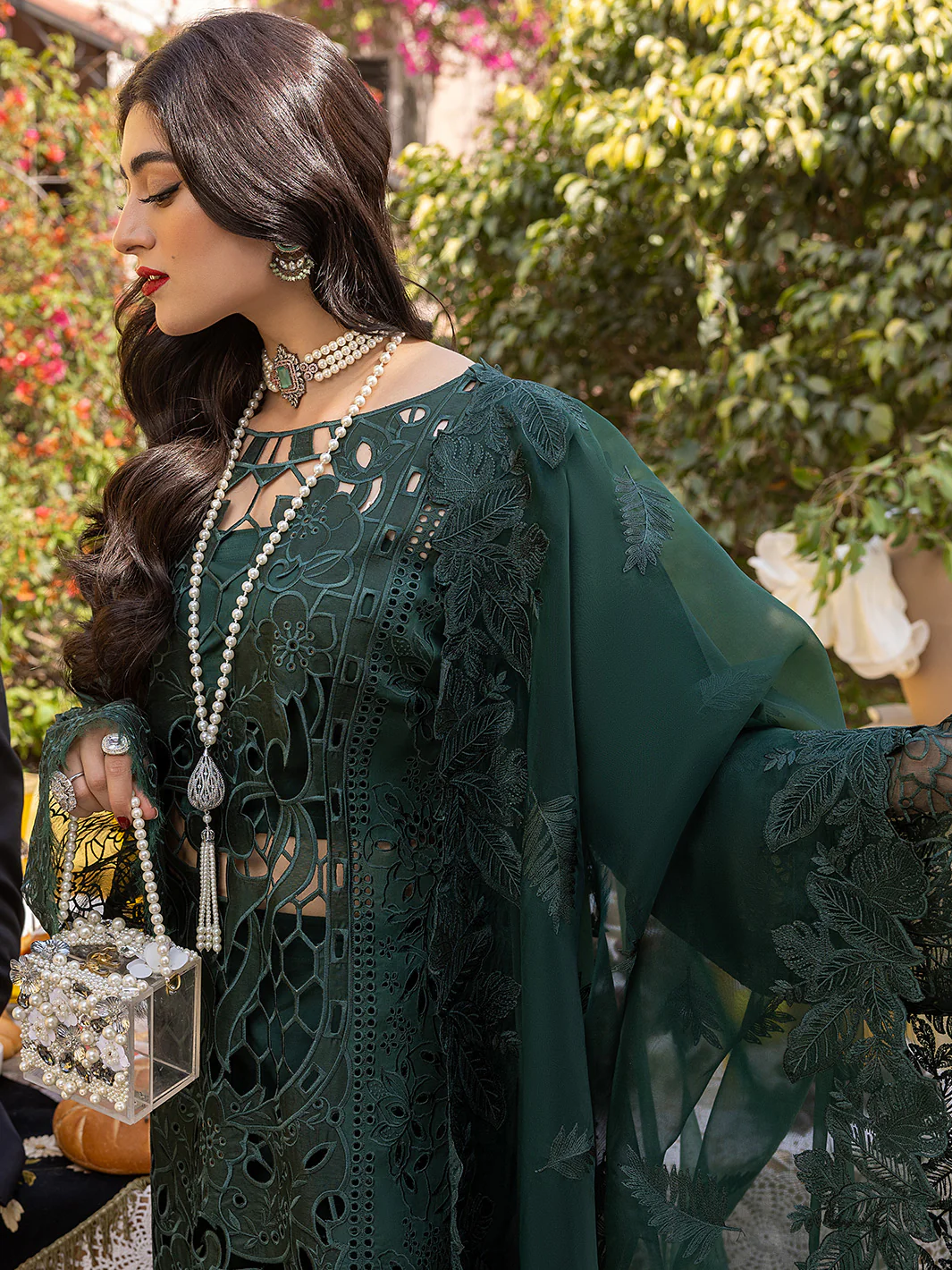 708 - B | 3 Piece Luxury Unstitched - Image 6