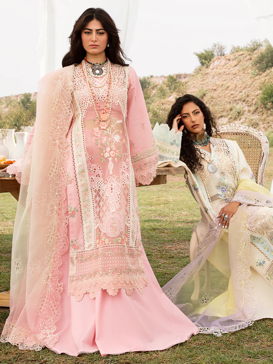 711 - B | Three PC Luxury Unstitched - Image 7