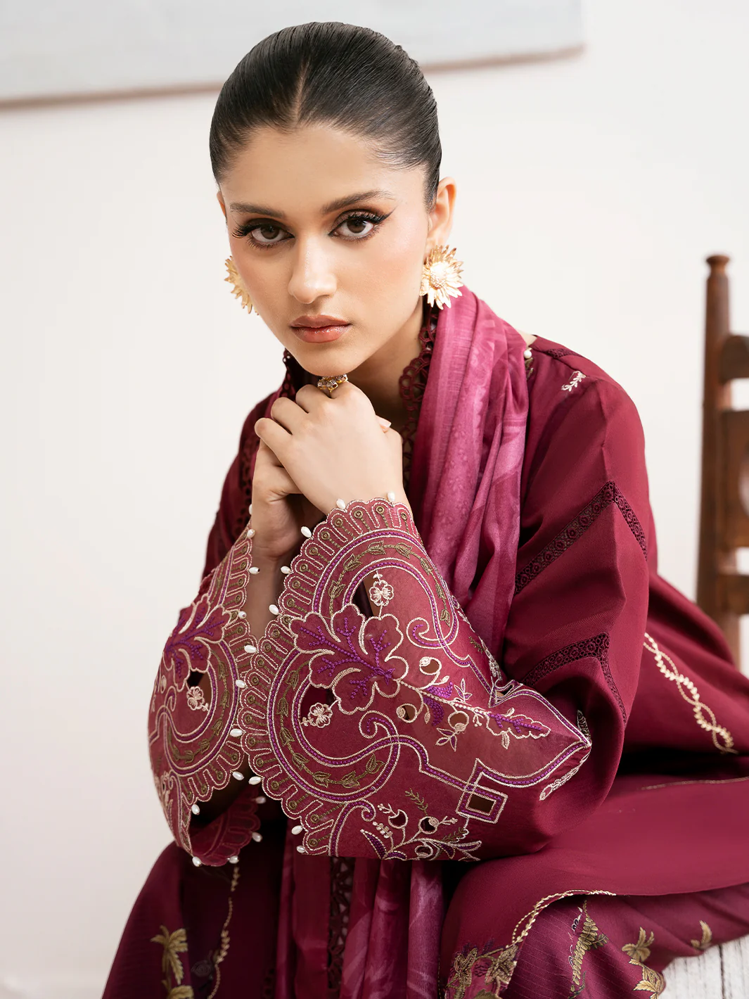 76-B | 3 PC Lawn Unstitched - Image 10