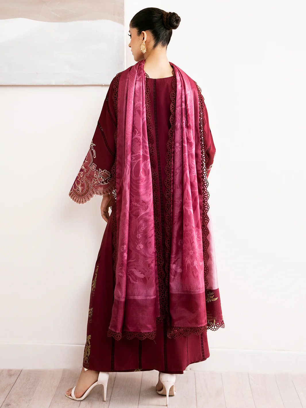 76-B | 3 PC Lawn Unstitched - Image 3
