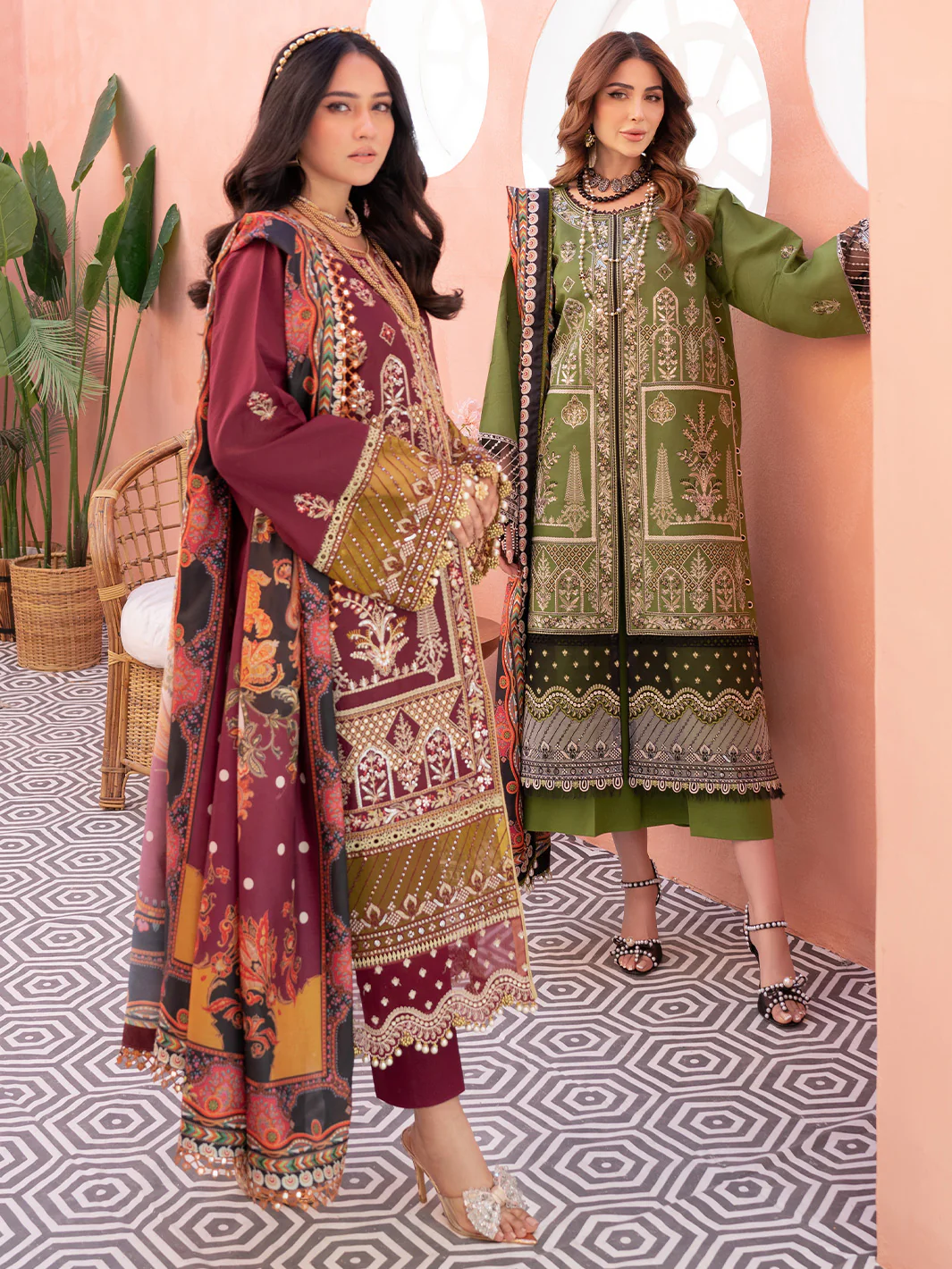 903-B | Three Piece Unstitched - Image 6