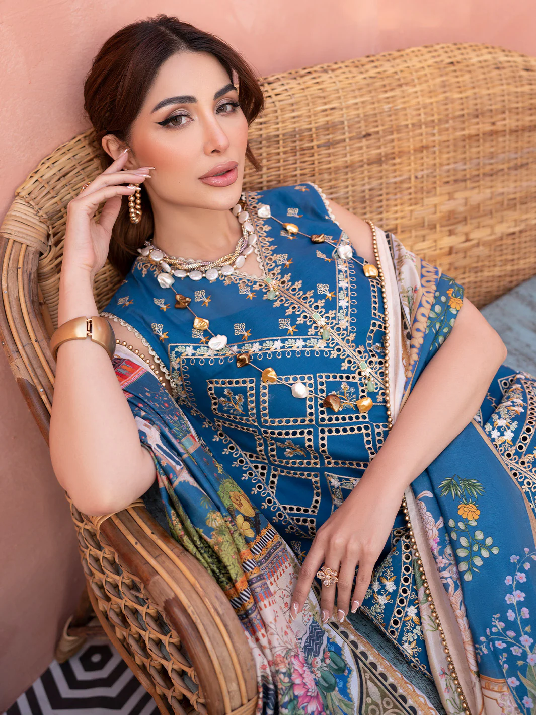 905-A | Three Piece Unstitched - Image 7