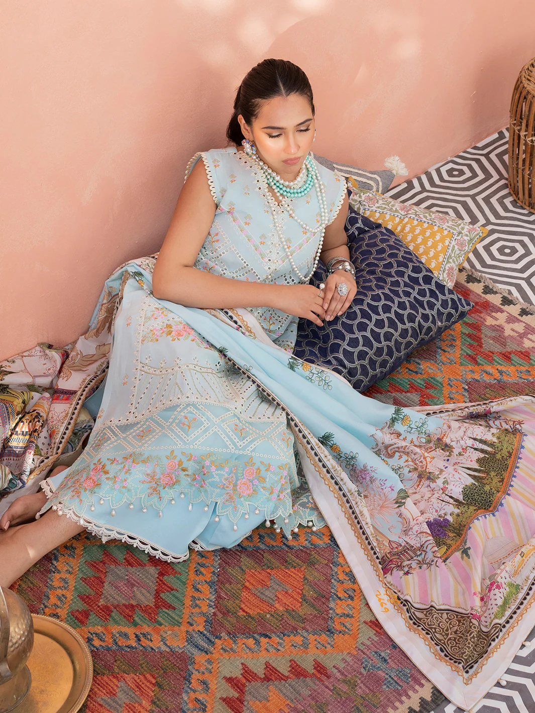 905-B | Three Piece Unstitched - Image 5