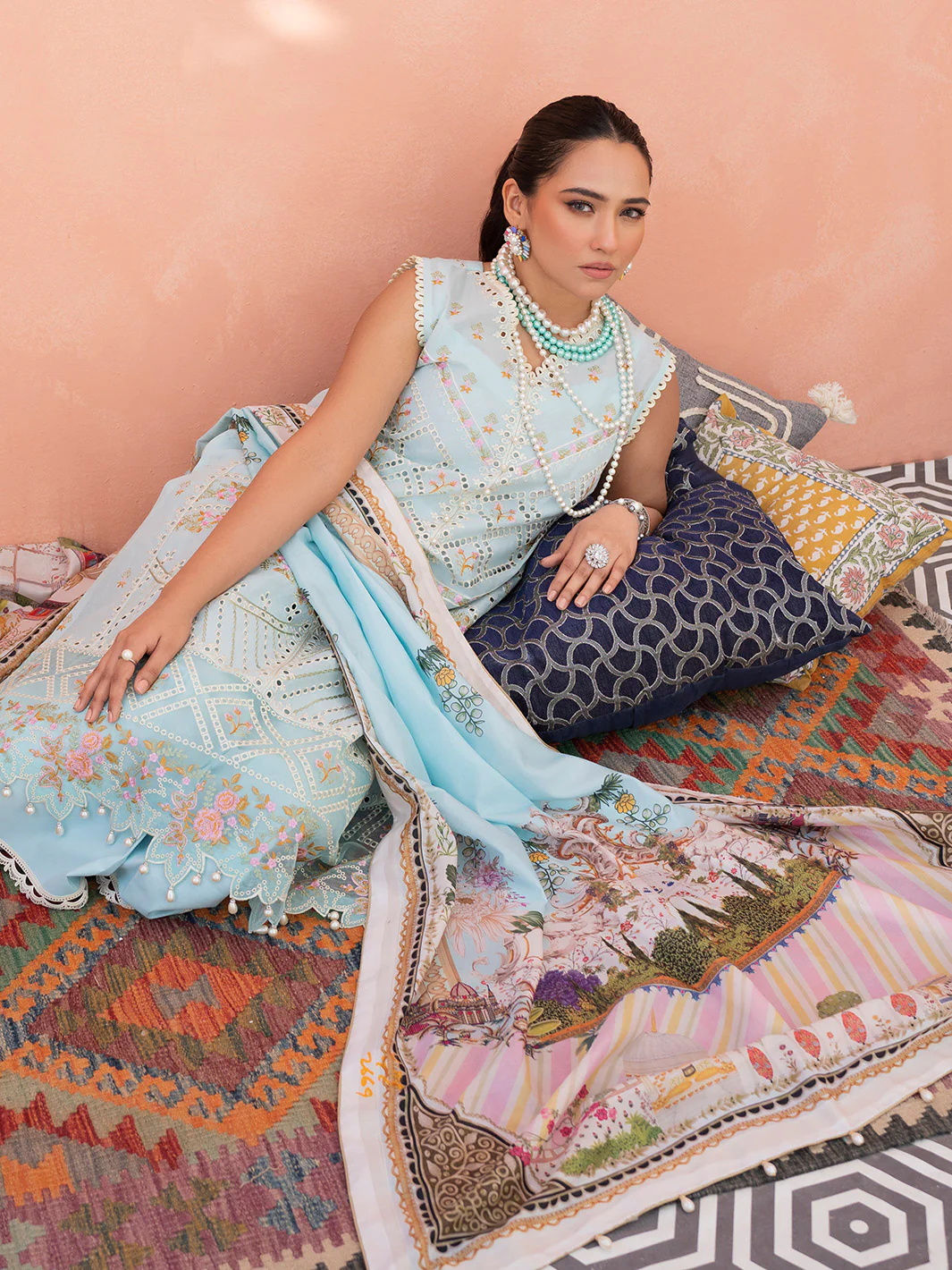 905-B | Three Piece Unstitched - Image 6