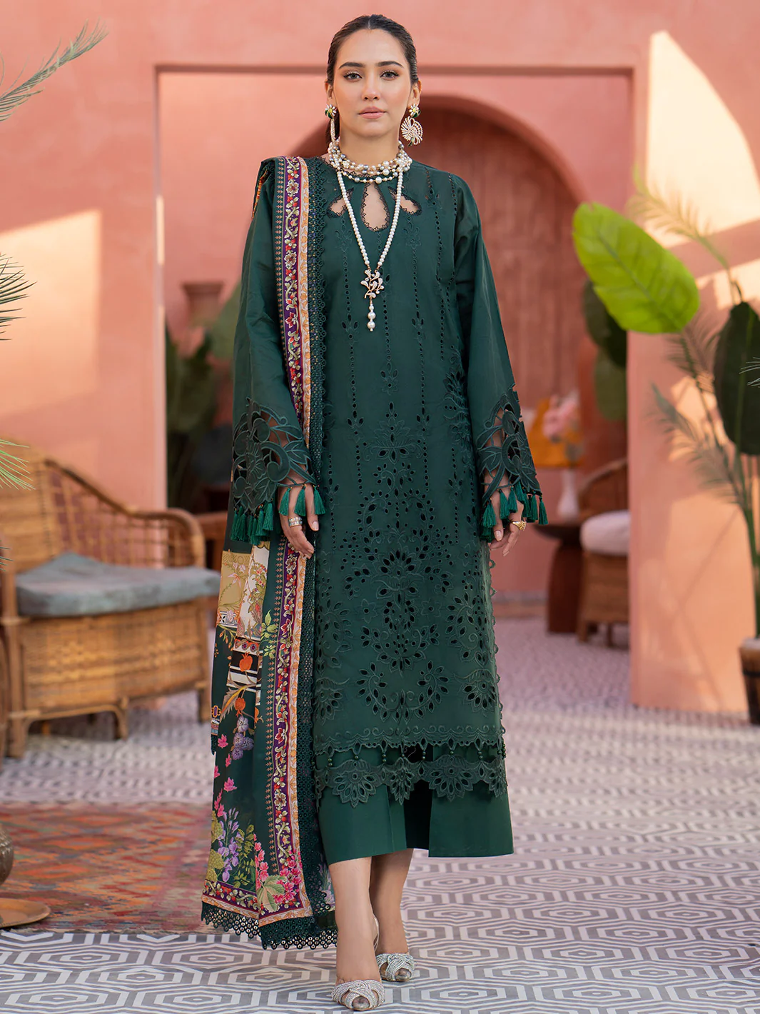 906-A | Three Piece Unstitched - Image 5