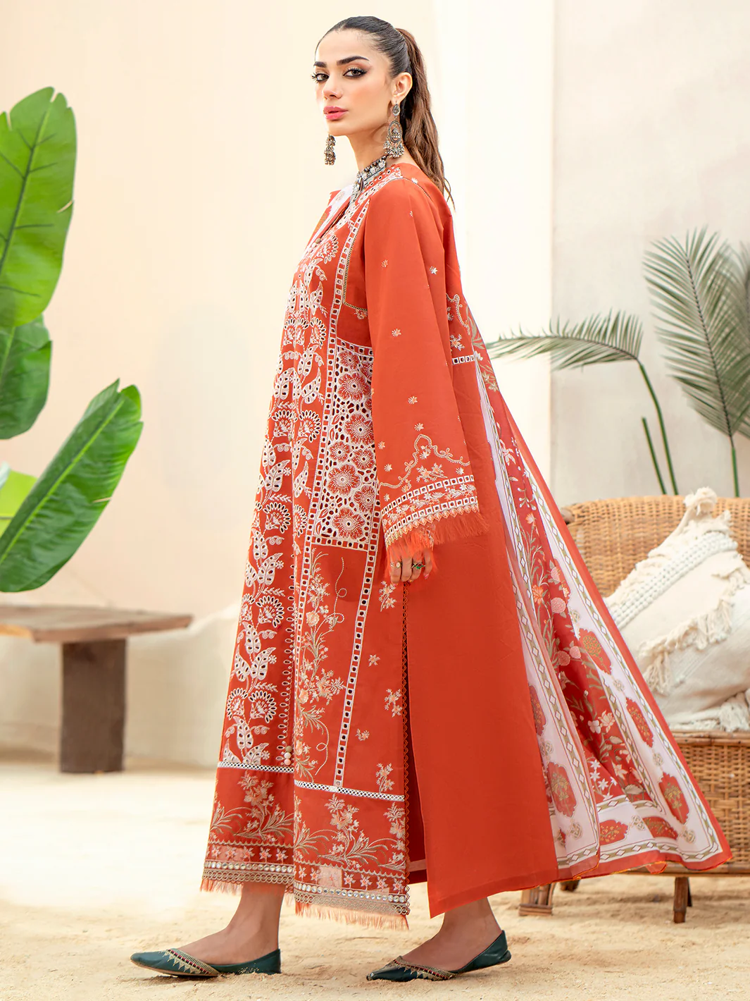 913 - B | Three Piece Unstitched - Image 5