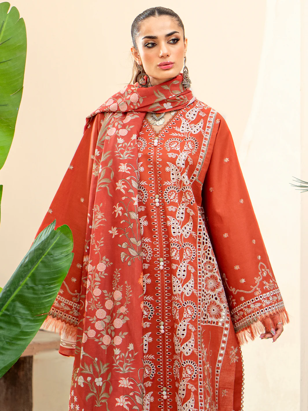 913 - B | Three Piece Unstitched - Image 6