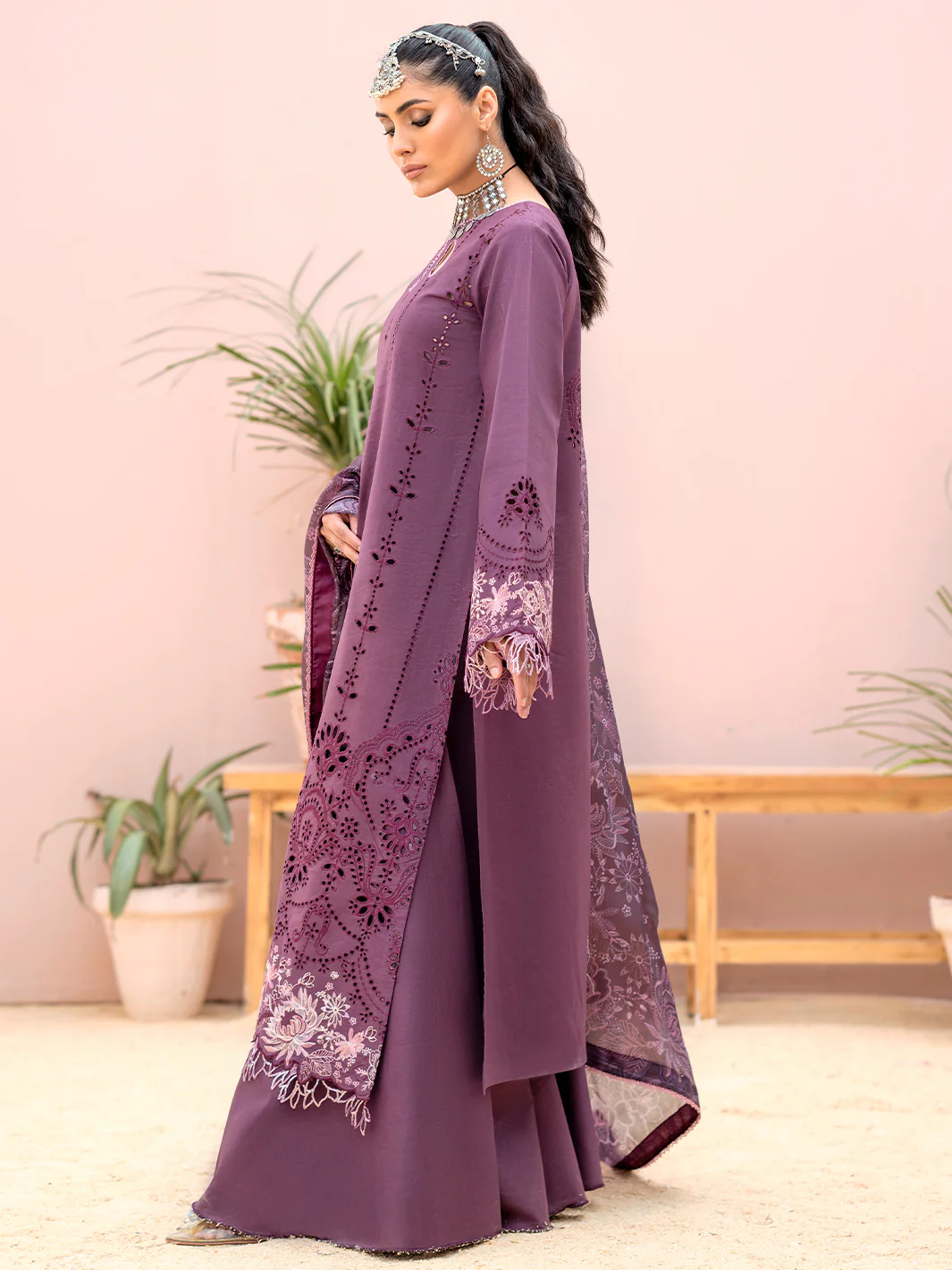 914 - A | Three Piece Unstitched - Image 7