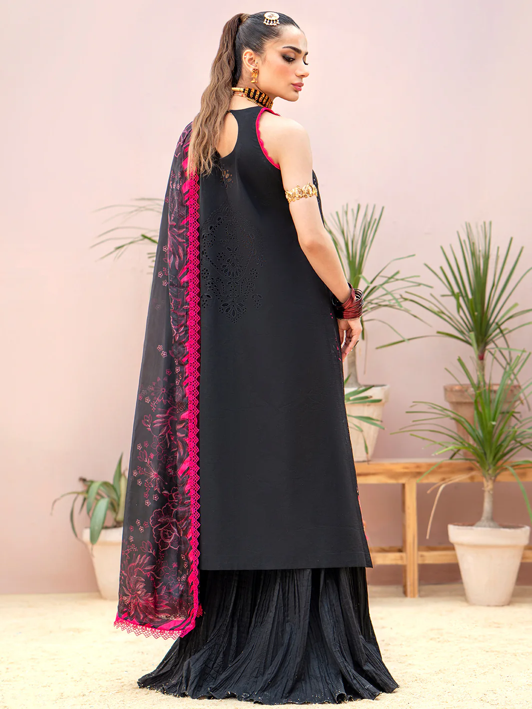 914 - B | Three Piece Unstitched - Image 3