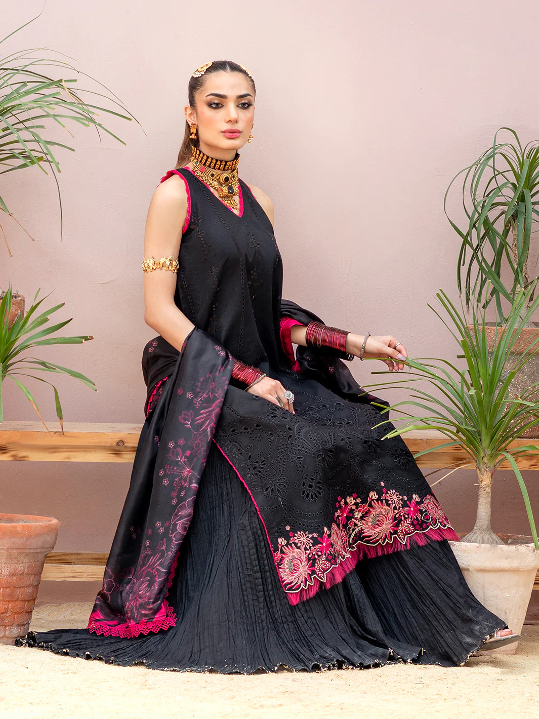 914 - B | Three Piece Unstitched - Image 7