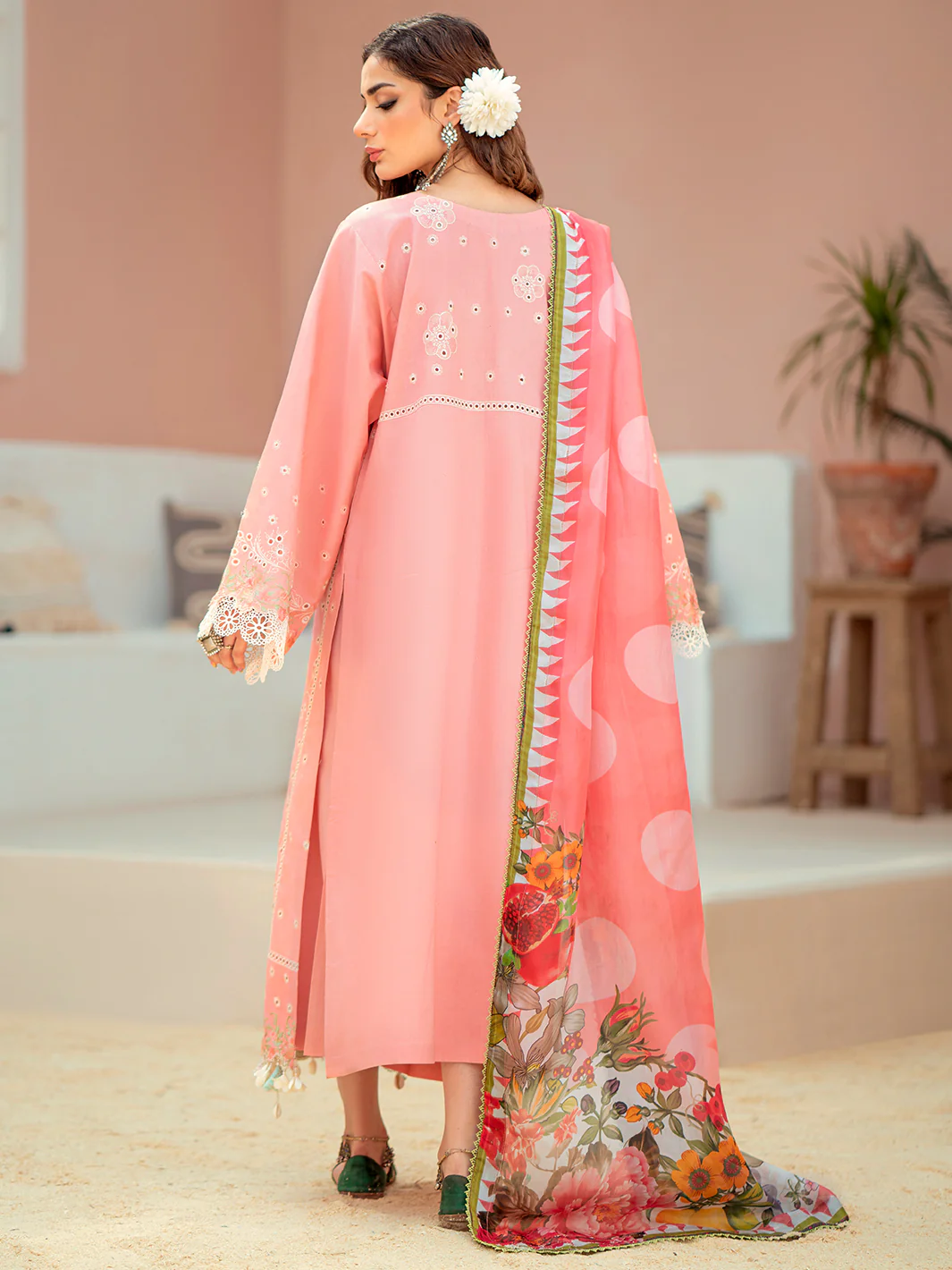 916 - A | Three Piece Unstitched - Image 3