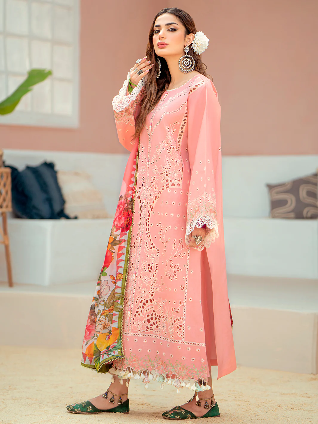 916 - A | Three Piece Unstitched - Image 6