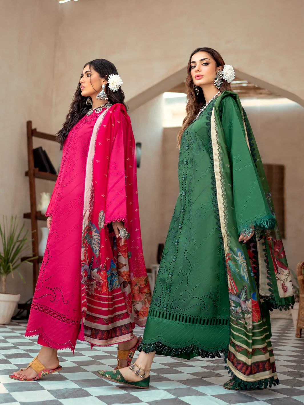 917 - A | Three Piece Unstitched - Image 7