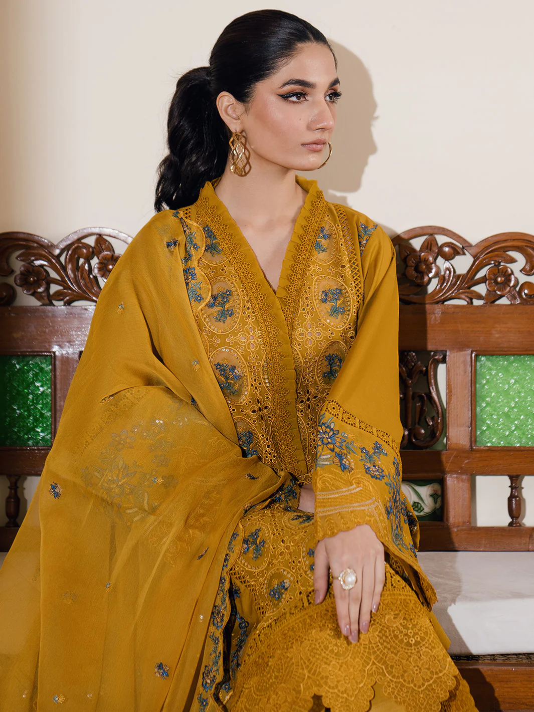 AZLIN | 3 PC LUXURY LAWN - Image 6