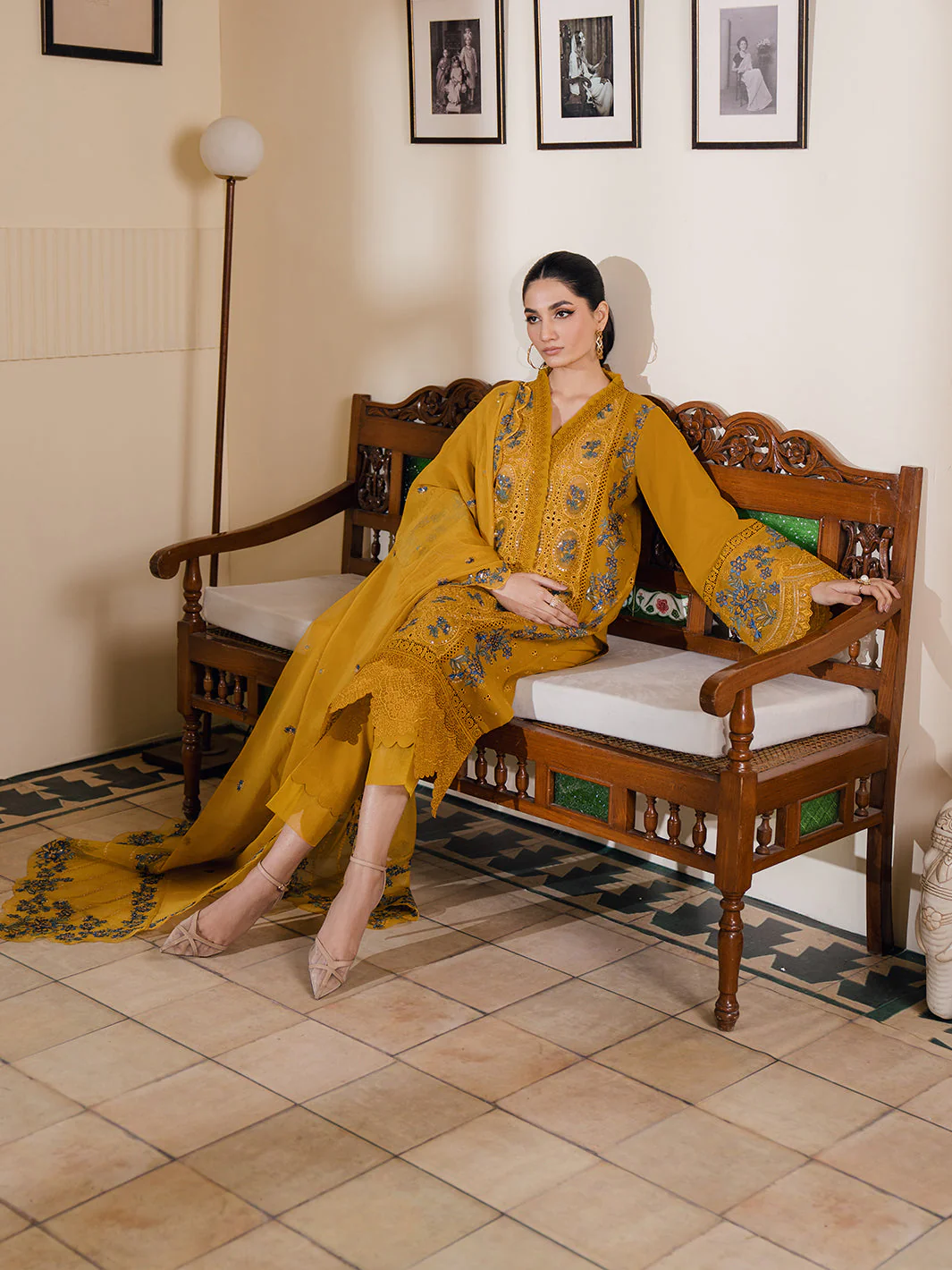 AZLIN | 3 PC LUXURY LAWN - Image 7