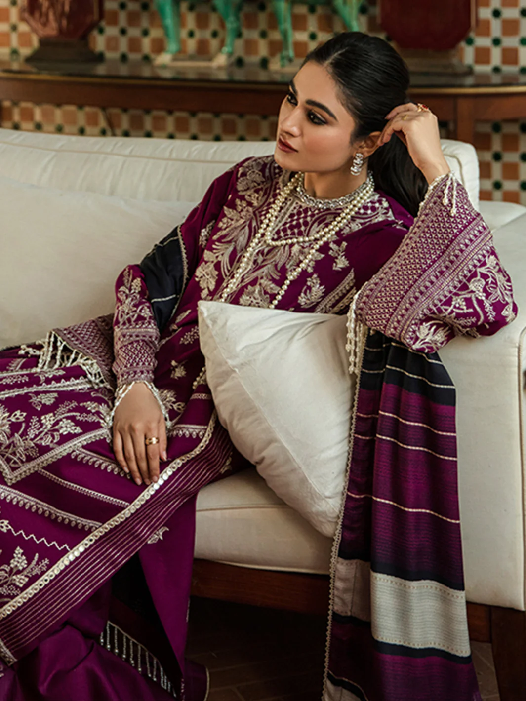 BP 004 A | 3 PC Khaddar Unstitched - Image 4