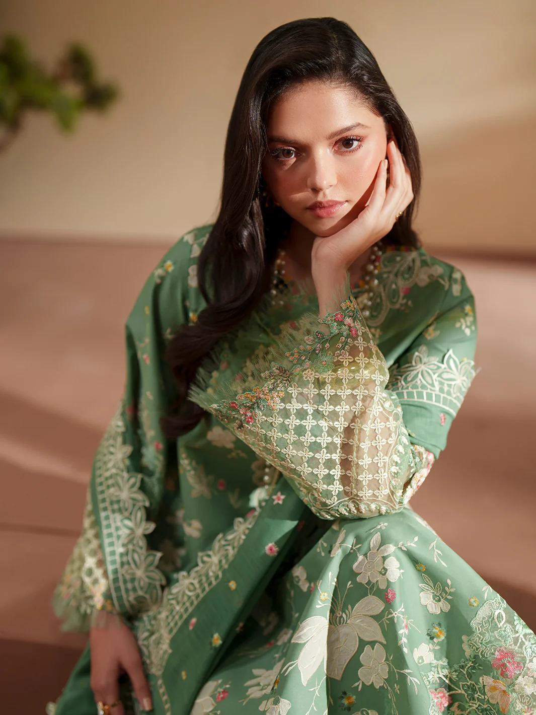 D-117-A | 3 PC Luxury Lawn - Image 7