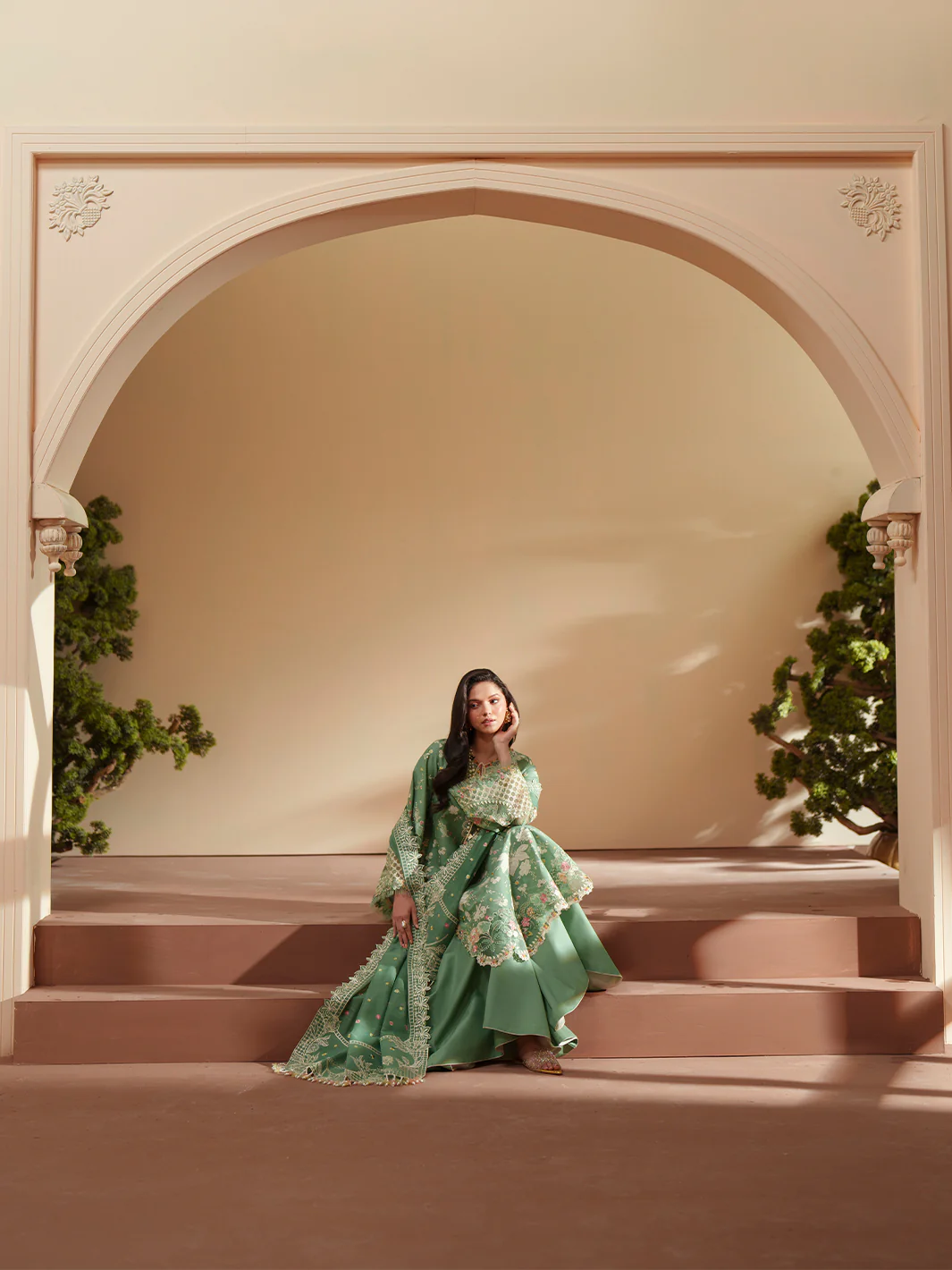 D-117-A | 3 PC Luxury Lawn - Image 8