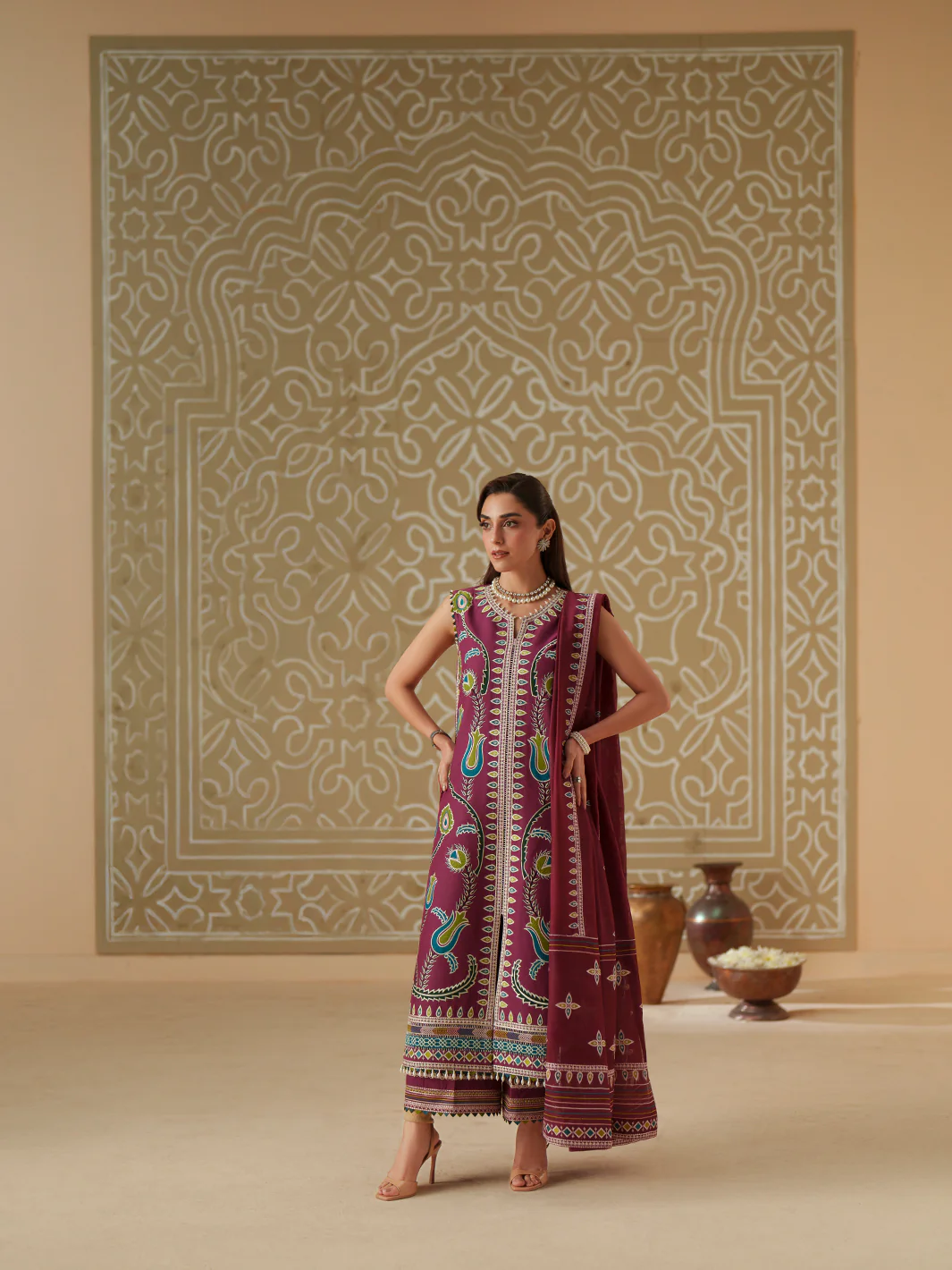 D-118-A | 3 PC Luxury Lawn - Image 10