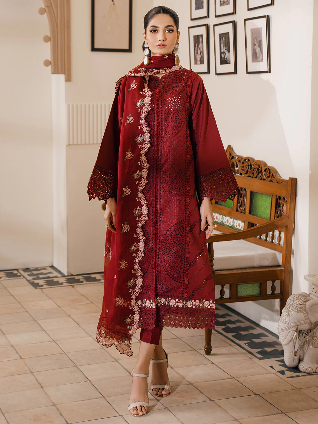 DILARA | 3 PC LUXURY LAWN - Image 8